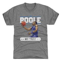 jordan poole men's premium t-shirt - golden state basketball jordan poole golden state trust wht