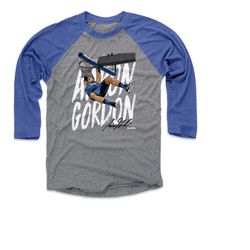 aaron gordon men's baseball t-shirt - orlando basketball aaron gordon rim hang w wht