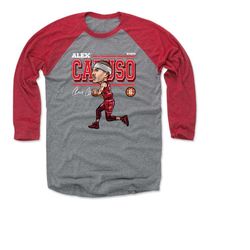 alex caruso men's baseball t-shirt - chicago basketball alex caruso cartoon wht