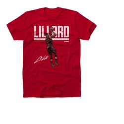 damian lillard men's cotton t-shirt - portland basketball damian lillard hyper w wht