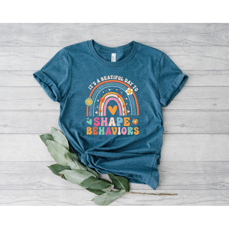 It's a Beautiful Day to Shape Behaviors, Neurodiversity Tee, Autistic Empowerment Tee, Autisum Mother, Autism, Colorful Neurodiversity Shirt.jpg