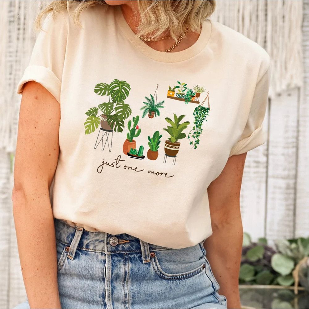 Just One More Plant Sweatshirt, Plant Mama Crewneck, Plant Lady Shirt,Gardening Shirt Gift,Crazy Plant Lady,Indoor Plant Life,Monstera Plant.jpg