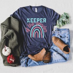 keeper of the gender shirt , gender reveal party shirts, team boy team girl baby announcement shirts gender reveal idea