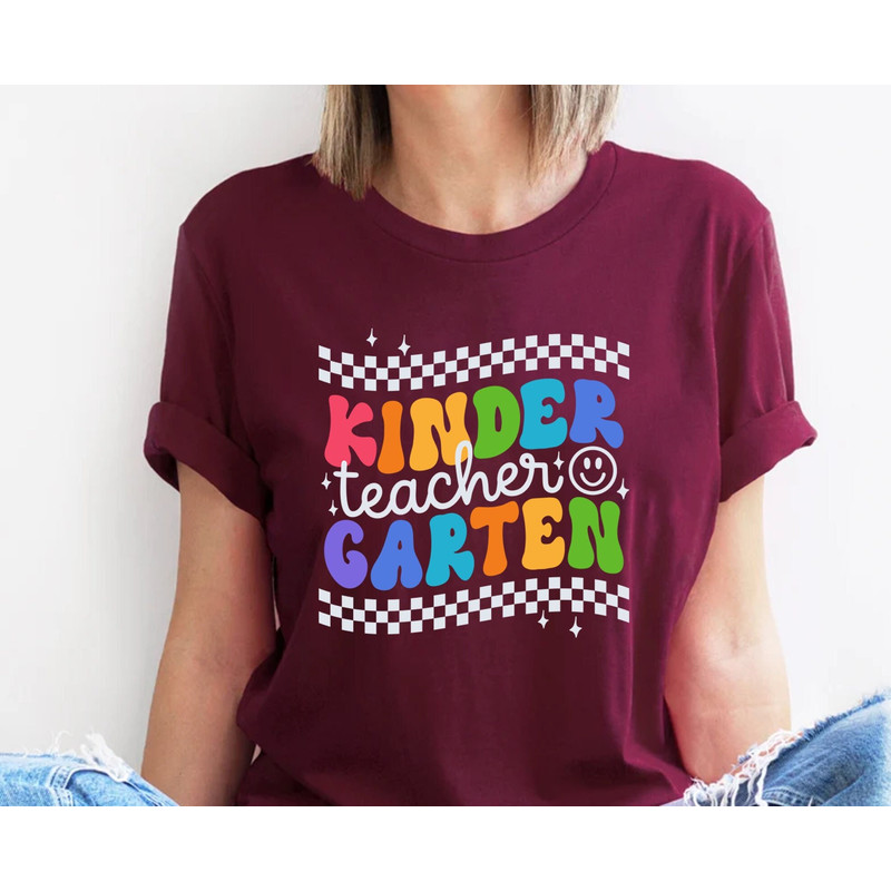 Kindergarten Teacher Shirt, Gift for Kindergarten Teacher, Kindergarten Teacher Tee, Teacher Appreciation Shirt, Kindergarten Tee, Teacher.jpg