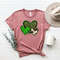 Leopard Heart Shamrock Shirt, St. Patrick's Cowhide Lucky T-shirt, Irish T Shirt, Shamrocks T-Shirt, Family Matching St. Patrick's Day Gift.jpg