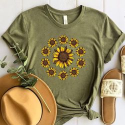 leopard sunflower shirt,sunflower shirt, leopard and floral shirt,leopard print tshirt,floral shirt,flower print shirt,b