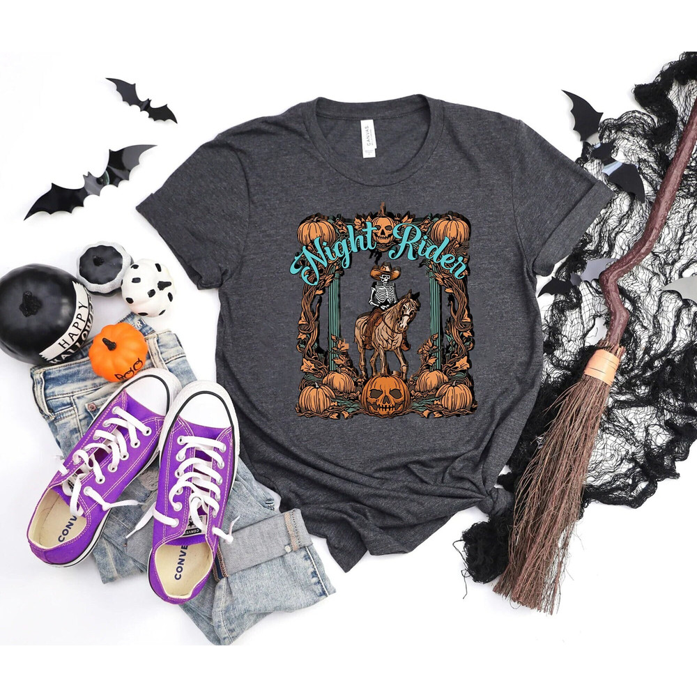 Night Rider Graphic Tee, Night Rider Halloween Shirt, Cowgirl Shirt, Retro Shirt, Country Shirt, Cowboy Shirt, Rodeo Shirt,Cowboy Killer Tee.jpg