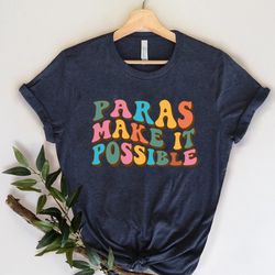 paraprofessional shirt, sped teacher assistant gift, teacher aide shirt, retro shirt for teacher assistant, paraeducator