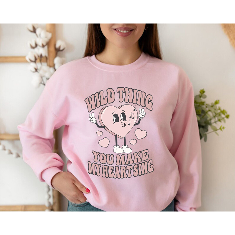 Retro Valentines Day Shirt, Wild Thing You Make My Heart Sing Shirt, Valentines Day Gift For Her,Valentine's Shirts for Women,Cute Valentine.jpg