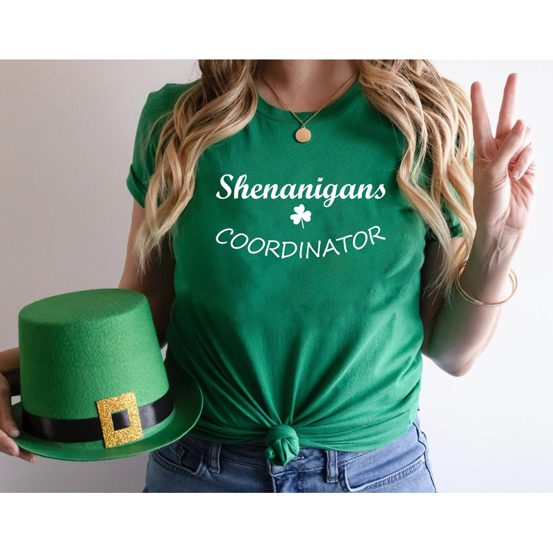 Shenanigans Coordinator Shirt, Matching St Patricks Day Shirts, St Patrick's Day Shirt, Irish Shirt, Lucky Shirt, Drinking Shirts, Women Tee.jpg