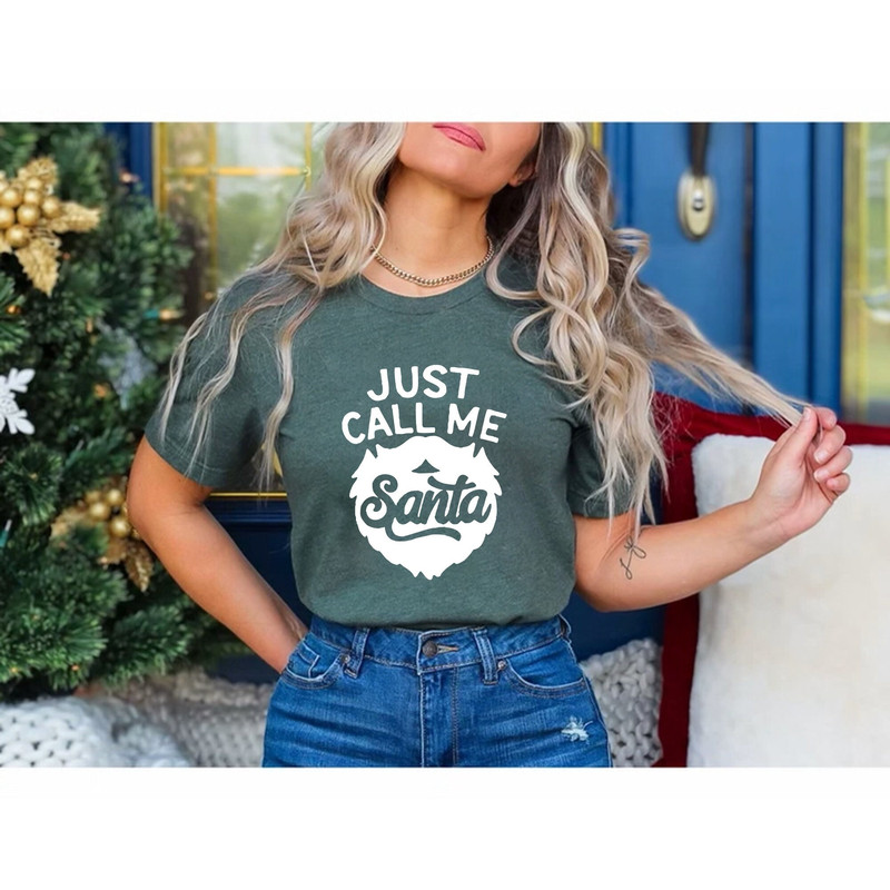 Special Delivery From Santa Shirt, Just Call Me Santa, Pregnancy Announcement Shirt, Couple Christmas Shirts, Christmas Pregnancy Reveal.jpg