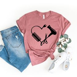 hairdresser shirt, beautician gift idea, hair stylist tshirt, hair stylist shirt, hairdresser shirt, womens cute hairdre