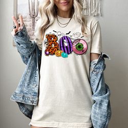 halloween boo shirt, happy halloween, trick or treat shirt, 2023 happy halloween, halloween party shirt, halloween ghost