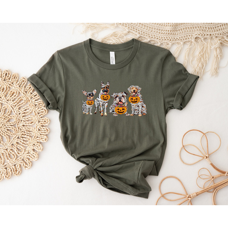 Halloween Dog Shirt, Ghost Dog Halloween Sweatshirt, Spooky Season, Halloween Gift, Dog Lover Shirt, Pumpkin Sweatshirt, Funny Halloween Tee.jpg