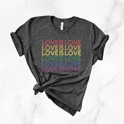 love is love tshirt, womens love is love shirt, pride shirt, mens love is love shirt, kindness shirts, lgbtq support tee