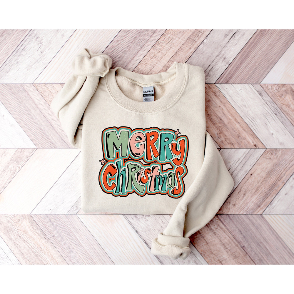 Merry Christmas Sweatshirt, Family Christmas Sweatshirt, Matching Christmas Shirts, Christmas T-Shirt, Christmas Gift, Crewneck Sweatshirt.jpg