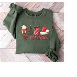 tis the season sweatshirt, christmas tis the season sweatshirt, merry christmas shirt, christmas sweatshirt, cute winter