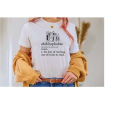 abibliophobia book lover sweatshirt. book lover gift. reader sweatshirt, reading shirt, bookworm shirt, teacher shirt, g