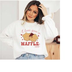 retro valentines day shirt, valentines day gift, valentines day shirts for woman, valentine gift shirt, valentines waffl