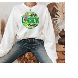 one lucky nurse shirt, nurse st patrick's day shirt, groovy st paddy's day nurse shirt, retro one lucky nurse st patrick
