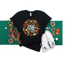 thankful shirt, happy thanksgiving family shirt, thanksgiving crew shirt, thanksgiving dinner t-shirt, thankful family t