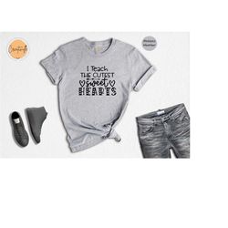 i teach the cutest sweet hearts shirt, teacher valentines day gift, valentines t-shirt, teaching shirt, cute teacher tee