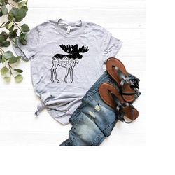moose t-shirt, moose gift, animal shirt, nature , wildlife t shirt, moose lover shirt, wildlife shirt, animal shirt, moo