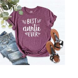 best auntie ever shirt, aunt gift outfit, new auntie tshirt, bae shirt, world's best aunt t-shirt, favorite aunt shirt,
