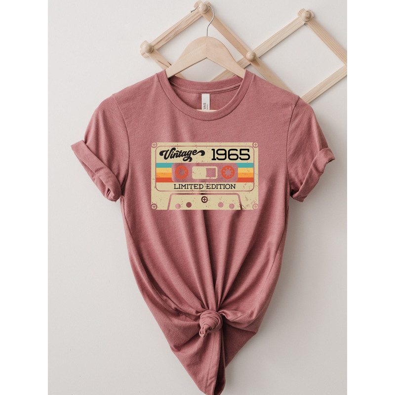58th Birthday Shirt, Vintage 1965 Limited Edition Cassette T-Shirt, 1965 Birthday Shirt, 58th Birthday Gift For Women,58th Birthday Men Tee#.jpg