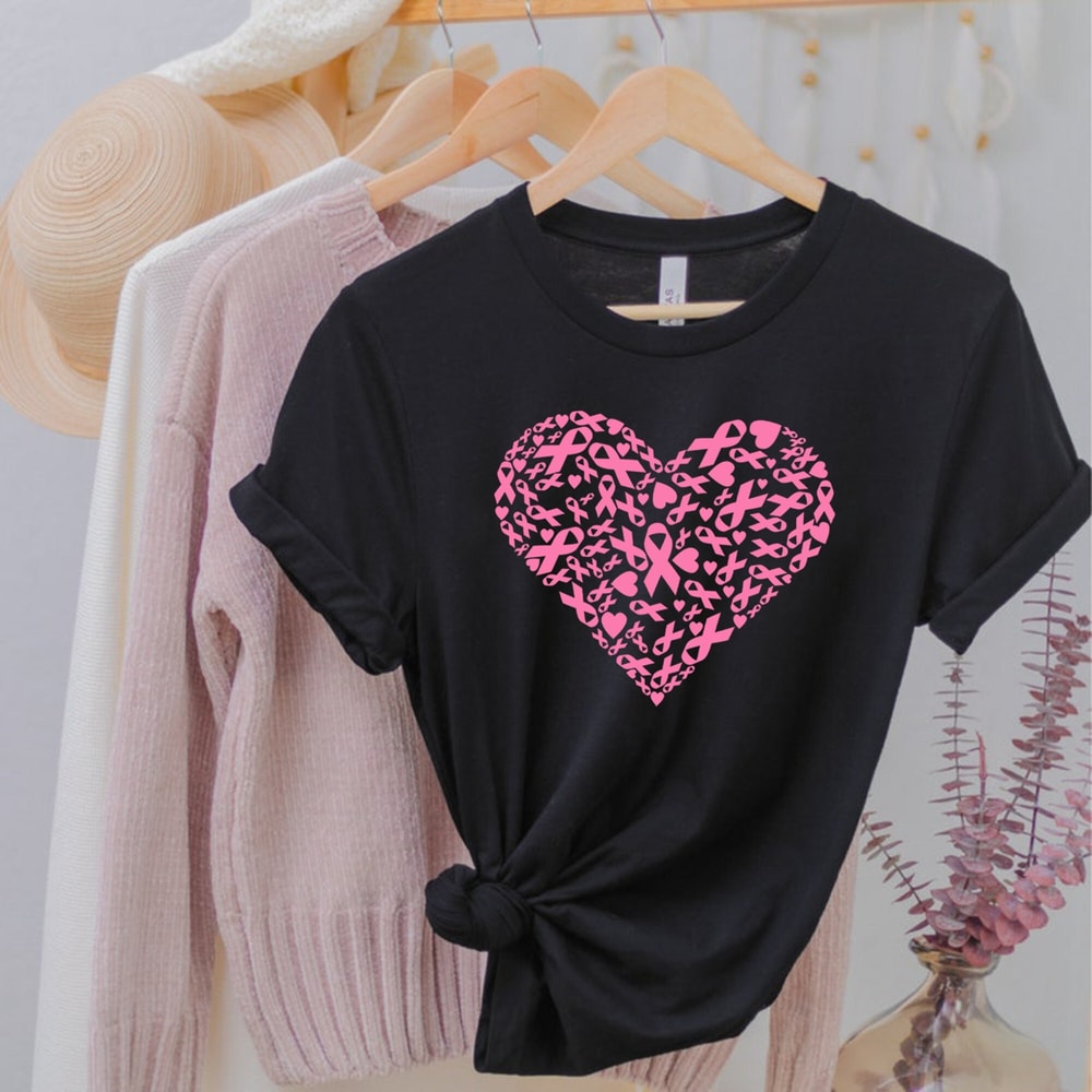 Breast Cancer Shirt, Pink Ribbon Shirt, Breast Cancer Awareness Shirt, Hope shirt, Breast Cancer Fundraiser Shirts, Ribbon Awareness Shirt.jpg