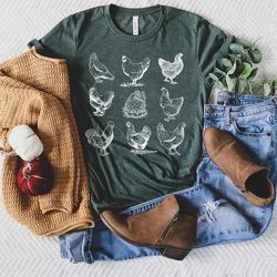 chicken sweatshirt, gift for chicken lover, farm life shirt, farm animal hoodie, chicken lady sweater, funny chicken, lo