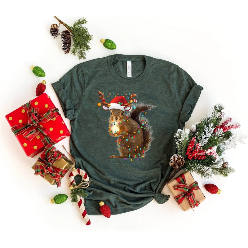 Christmas Squirrel Lights Shirt, Christmas Shirt, Funny Christmas Shirt, Christmas Gift Shirt, Christmas Gift For Her, Funny Christmas Shirt.jpg