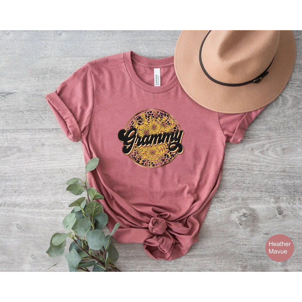 Grandma Shirt, Leopard Grandma Tee, For Grandma Heart Shirt, Funny Grandma Tee, Mothers Day Gift, Grandma Birthday Tee, Best Grandma Grammy.jpg