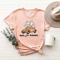 boo you whore shirt, halloween shirt, sanderson sisters, ghost shirt, halloween funny tee, hocus pocus shirts, halloween