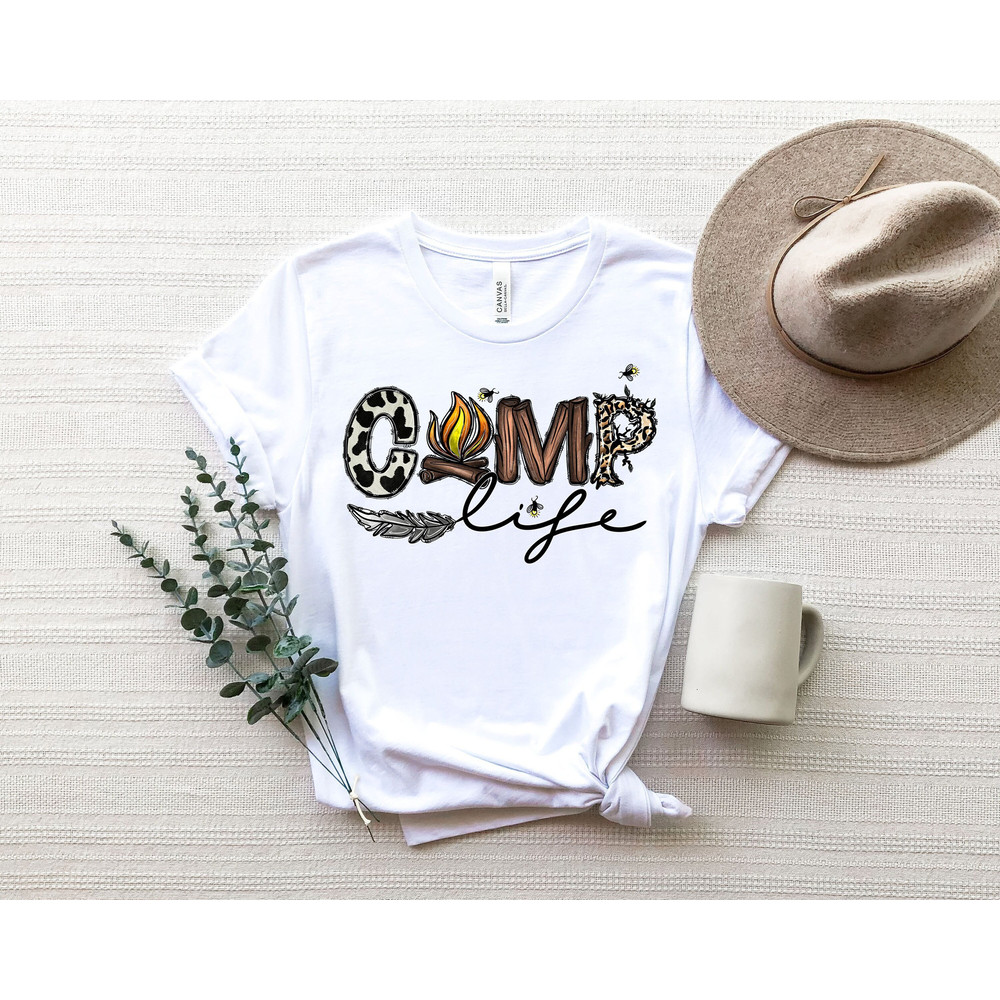Camp Life Shirt, Campers Matching Shirt, Campers Life Shirt, Camping Shirts, Nature Lover T-Shirt, Camp Life Shirt, Family Camp.jpg