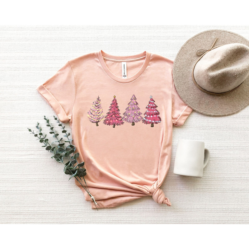 Christmas Tree Shirt, Cute Christmas Tee, Holiday Gift, Christmas Party Shirt, Woman Gift for Christmas, Winter Shirts, Funny Christmas Tee.jpg