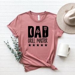 dad grill master shirt,grill daddy gift, chef gifts, funny cook shirt, chef boyfriend shirt,baker tshirt, funny chef shi