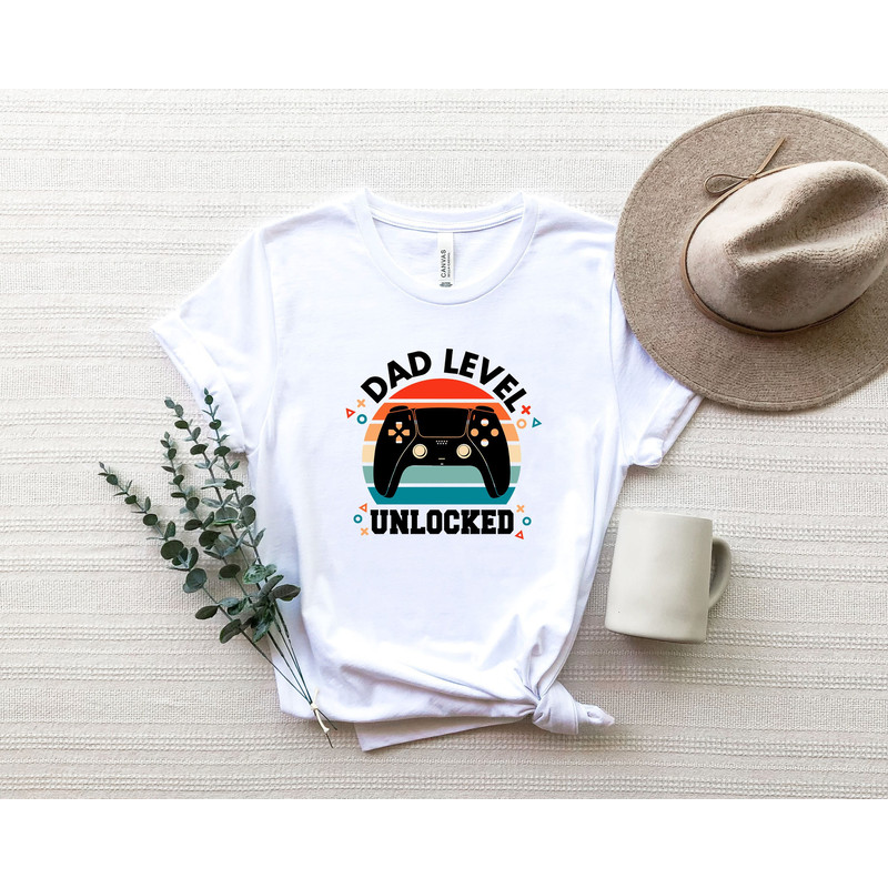 Dad Level Unlocked Shirt,Gift For Dad Shirt,Gamer Shirt, Video Game Shirt, Gamer Gift, Nerdy Shirts, Shirts For Gamers.jpg