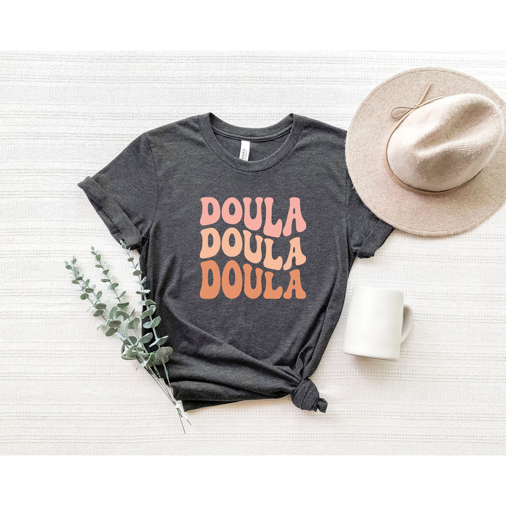 Doula Shirt,Labor And Delivery Leopard Printed Postpartum Birthday Doula Business,Thank You Gift,Gift For Midwife,Proud Doula Template Shirt.jpg