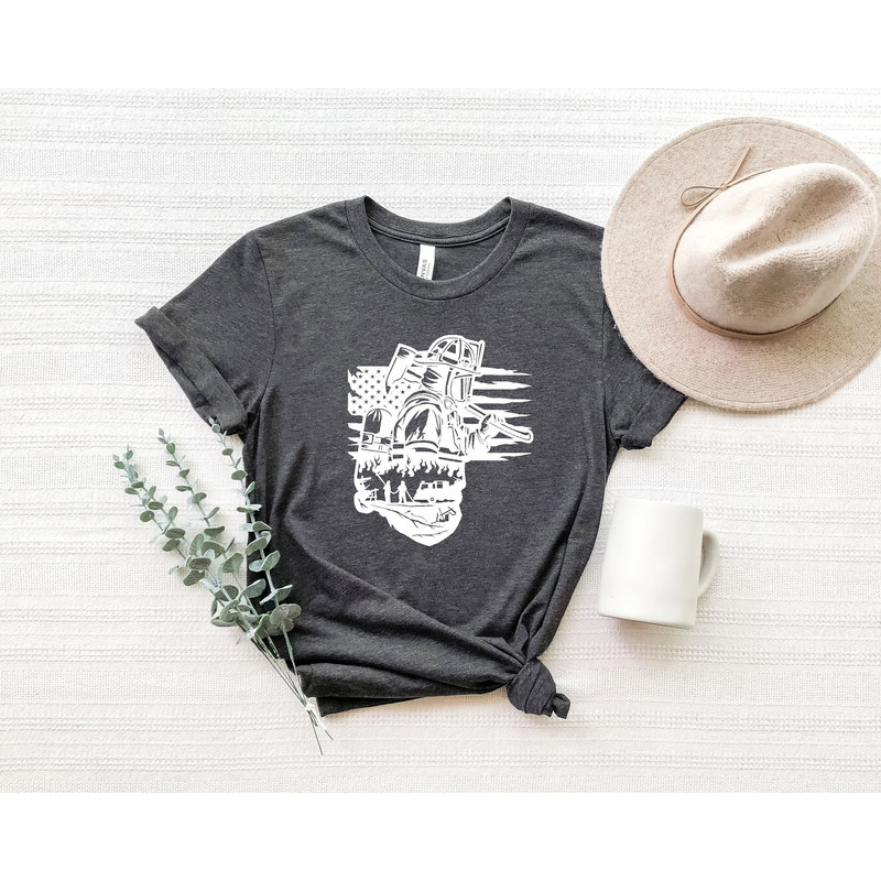 Firefighter Gift T Shirt, Firefighter Dad Shirt, Gift For Firefighter, Gift For Firefighter Wife Dad Father, Fireman Husband Fire Wife Gifts.jpg