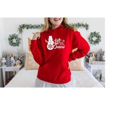 let it snow hoodie, snowman hoodie, christmas snowman hoodie, snow hoodie, gift for family, women hoodie, funny holiday