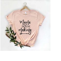 mama in the making shirt, pregnancy shirt, gift for mom, pregnancy announcement shirt, gift for mommy, pregnant shirt, m