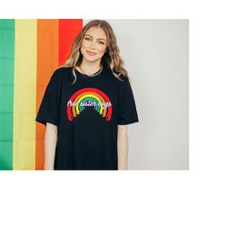 free hug shirt, lgbt hug tshirt, pride rainbow shirt, rainbow gay shirt, retro lgbt shirt, gay rights shirt, equality sh