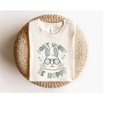 dont worry be hoppy sweatshirt, bunny easter shirt, happy easter day hoodie, easter bunny sweatshirt, easter gift tee, c