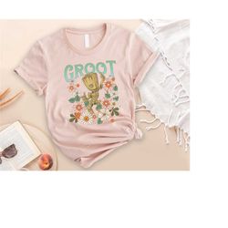 disney groot shirt, guardians of the galaxy tee, i am groot shirt, groot flower garden shirt, groot epcot flower garden