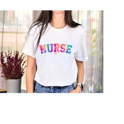 water color nurse shirt, nurse t-shirt, nurse week shirt, matching nurse t-shirt, shirt for nurse, cute nurse shirt, gif
