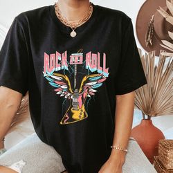 rock and roll shirt, vintage t shirt, guitar shirt, vintage sweatshirt, guitar t shirt, music gift, music teacher gift,