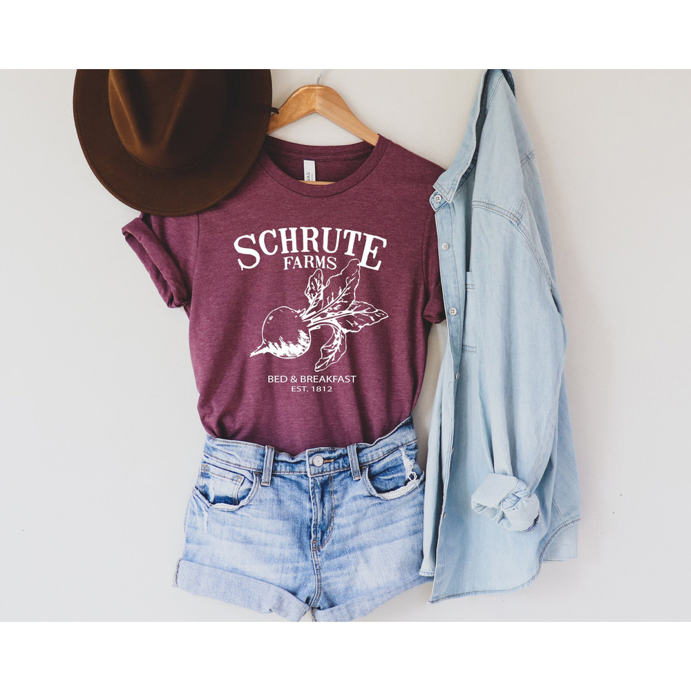 Schrute Farm Shirt,Unisex T-shirt, Scronton Pennsylvania est 1912, The Office Tv Show, The Office, Michael Scott, Dwight Schrute, Schrute.jpg