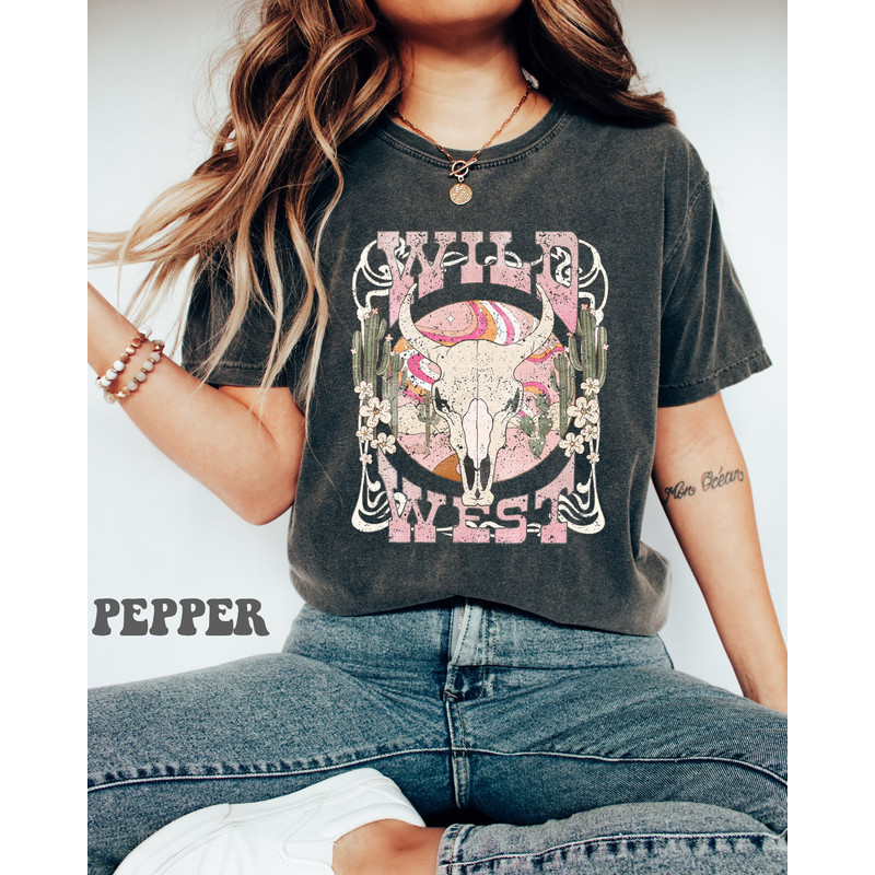 Wild West Shirt, Country Concert Tee, Cute Country Shirts, Cowgirl Shirt, Western Shirt, Oversized Graphic Tee, Western Graphic Tee.jpg