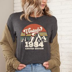 1984 vintage shirt, 1984 birthday shirt, 39th birthday gift, 39th birthday gift shirt,1984 vintage tee,1984 retro shirt,